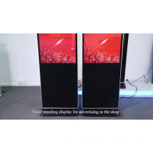 Floor stand digital signage 4k  player ftp advertising totem kiosk